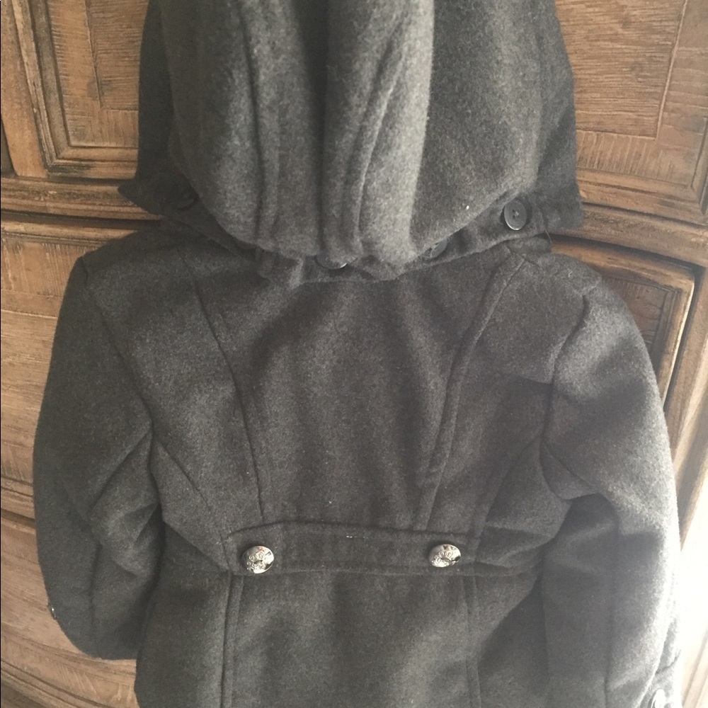 Girls charcoal grey coat